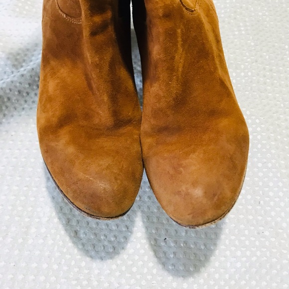 Free People Dakota Suede Brown Slouch Block - Picture 9 of 16